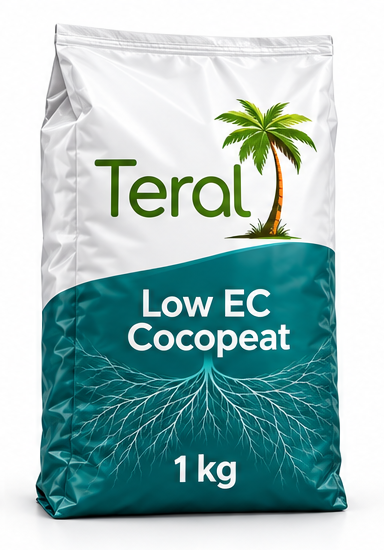Illustrative Low EC wet cocopeat · 1 kg product design