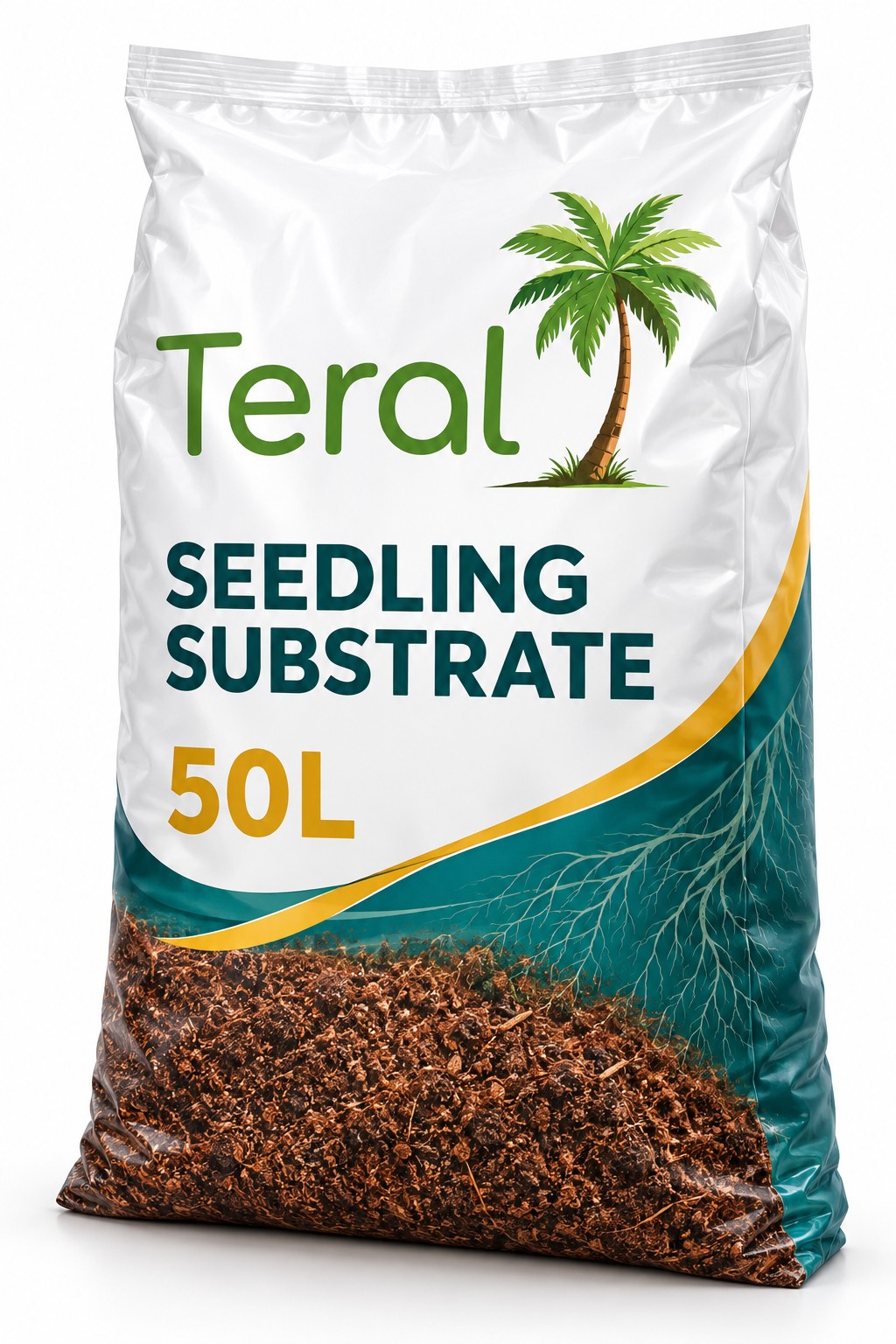 Illustrative Seedling substrate · 50 L / 25 kg product design